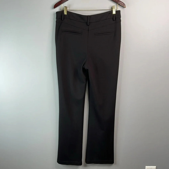 REACTION Kenneth Cole Black Stretch Dress Pants Trousers Straight Leg Pockets 12 - Picture 6 of 11
